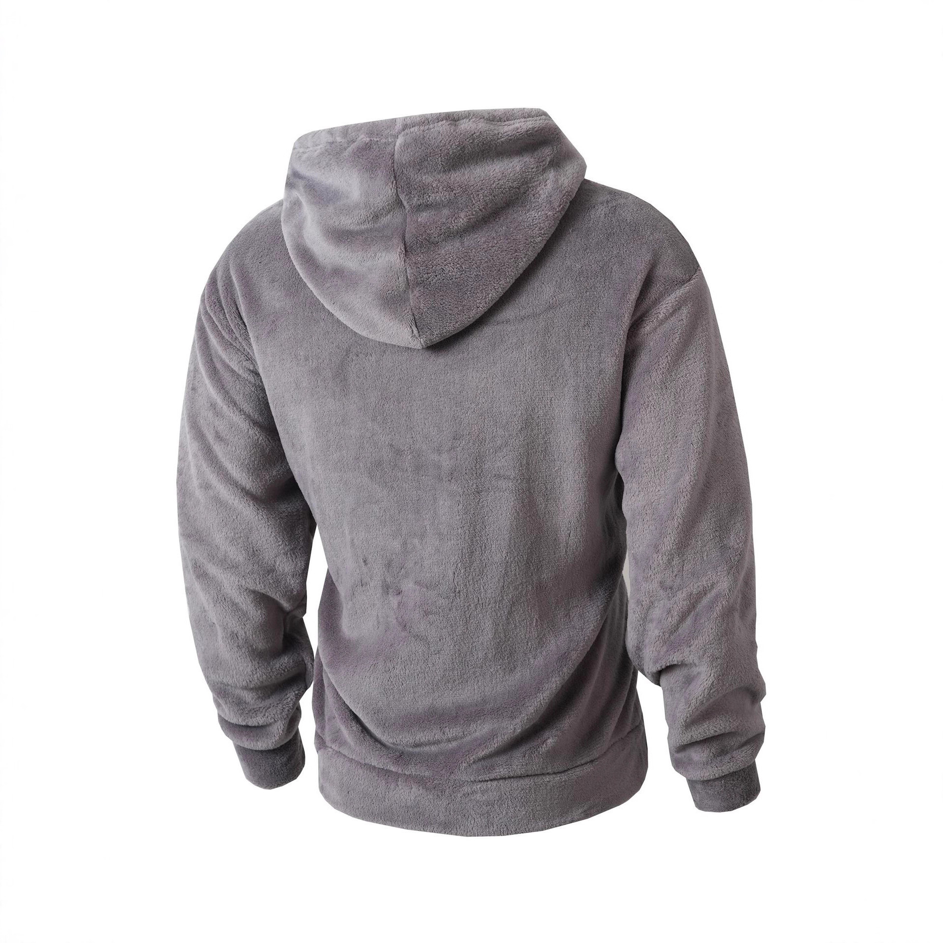 Men's Winter Hooded Sweatshirt – Cozy Fleece-Lined Pullover (Oversized Fit, 260GSM, 3 Colors)_voghion.com