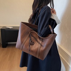 复古高级感大容量托特包女2025秋冬新款通勤手提单肩包休闲腋下包