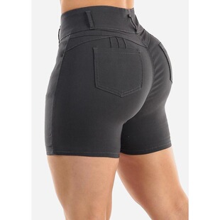 V 78701 Washed Denim Shorts Belted ˮϴţ�ж�ѝ �羳�W��