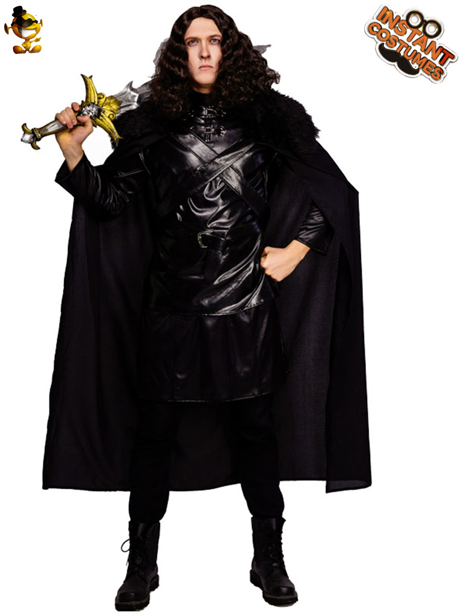 Halloween hombres adultos europeo medieval Samurai traje hombre grande Castillo Caballero Cosplay