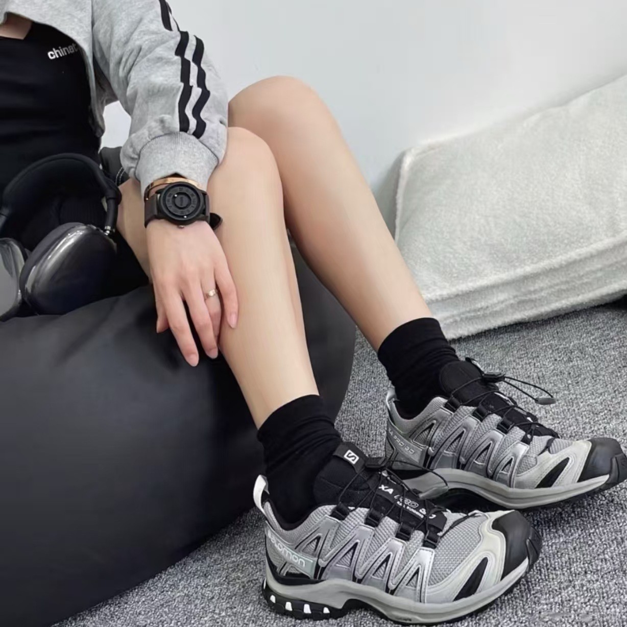 Puro original Salomon 3D XT-Quest zapatillas de senderismo al aire libre XT6 hombres y mujeres senderismo transpirable todo terreno running