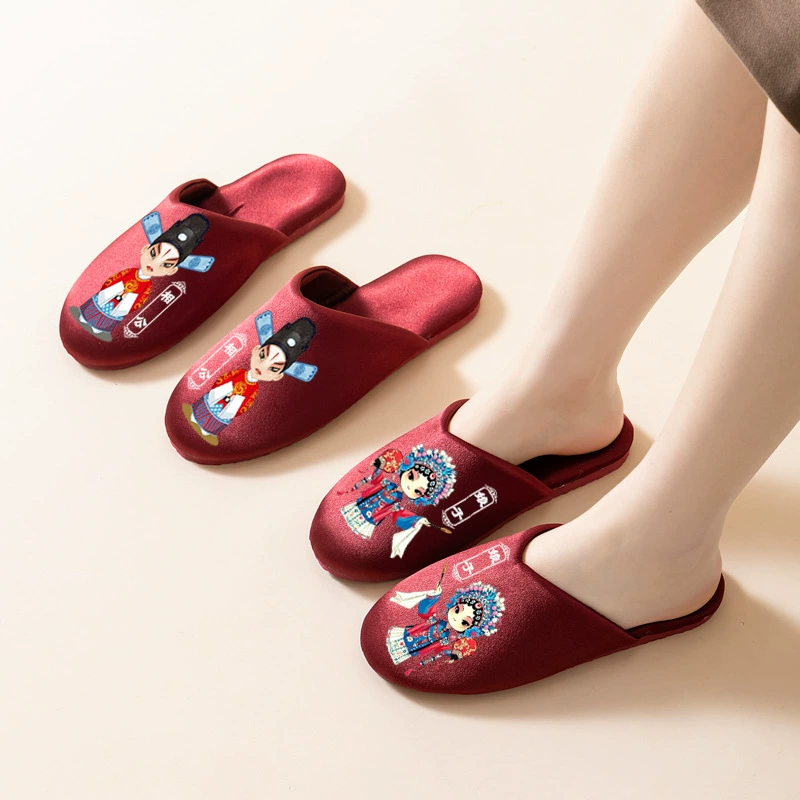 Летние свадебные тапочки жених и невеста приданые свадебные туфли