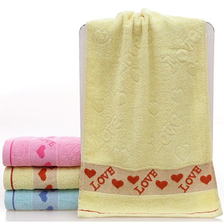 LOVE 타월 옐로우