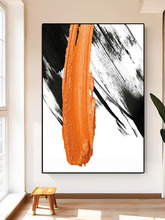 纯手绘油画立体抽象简约装饰画玄关过道背景墙肌理感壁画客厅挂画