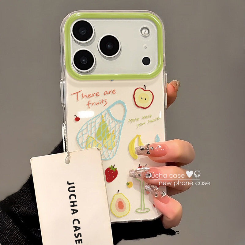 Suitable for Apple 17 Pro Max Phone Case, Trendy Female High-End Style, iPhone 16 Pro Cartoon Waterproof Fruit Party Case Suitable for Apple 17 Pro Max Phone Case, Trendy Female High-End Style, iPhone 16 Pro Cartoon Waterproof Fruit Party Case