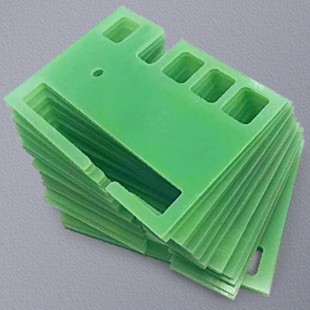 High Temperature Resistant Perforated Green Fiberglass Board Flame Retardant Partition Material Insulation Engraving Arbitrary Cutting Lithium Battery Epoxy Board