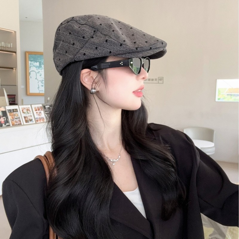 时尚复古新款爱心前进帽子女韩版ins春秋逛街百搭显脸小鸭舌帽女|undefined
