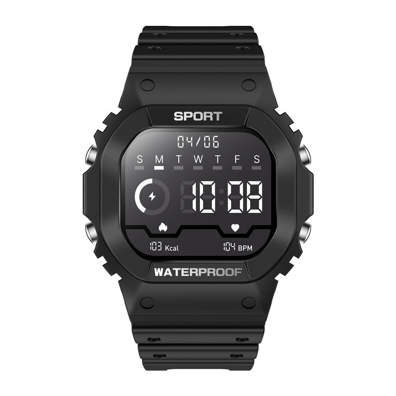 LC31 Smartwatch, 1,75-Zoll-Touchscreen, IP68 wasserdicht, Sportuhr mit Taschenlampe und Kompass, Unisex, Business-Luxus/Sport-Stil_voghion.com