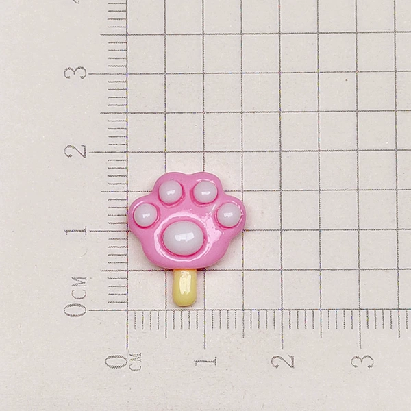 Rose Red Bear Claw Lollipop (Mini)