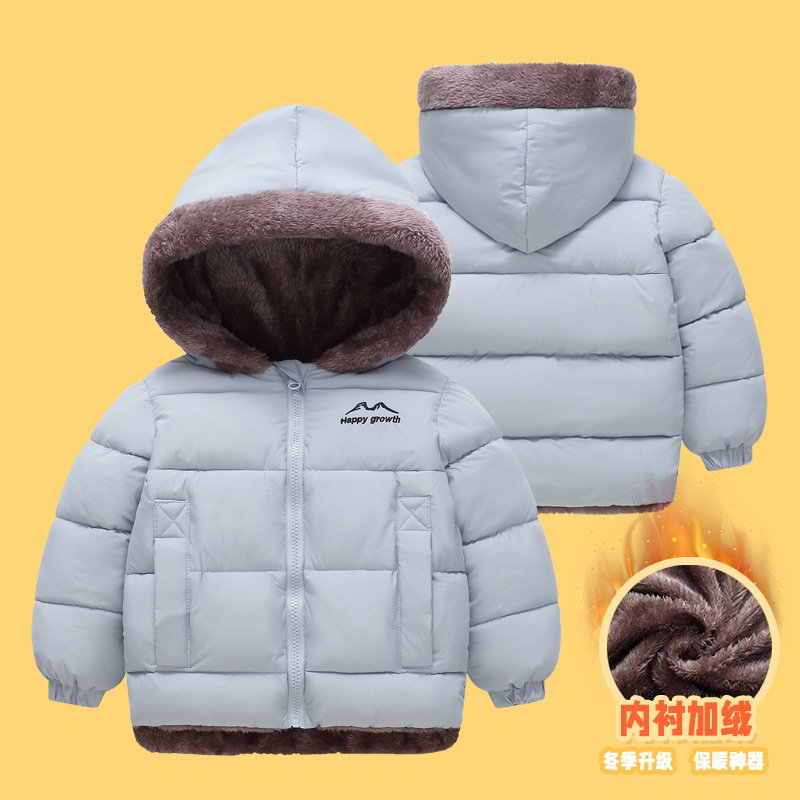 878 invierno nuevo niño doble cara usar ropa de algodón de lana para niños niñas chaqueta de algodón caliente para niños mayores