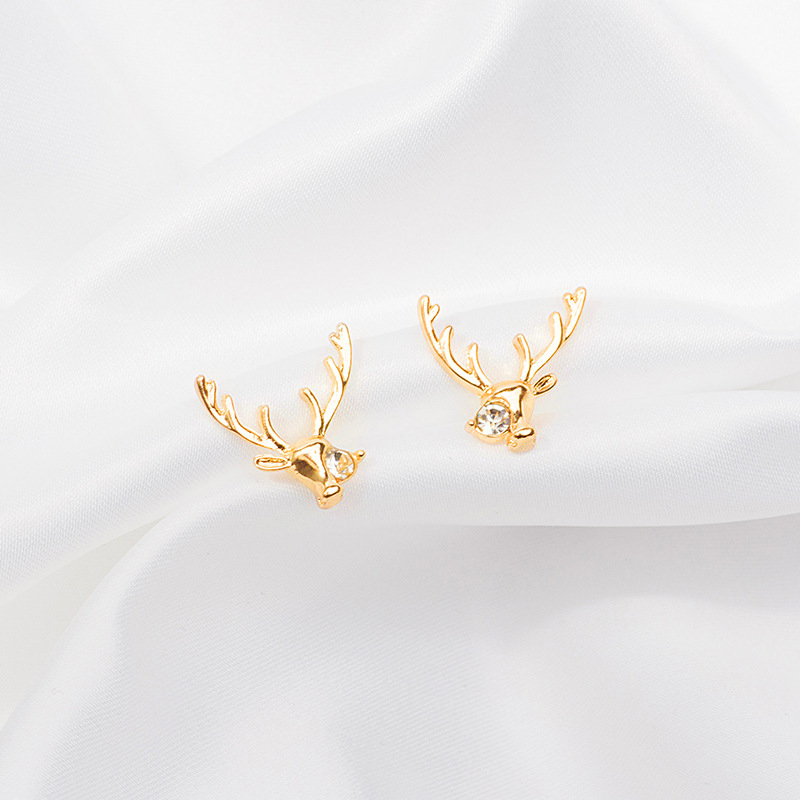 1 Pair Fashion Bear Heart Shape Alloy Plating Artificial Pearls Rhinestones Womenu0027S Earrings