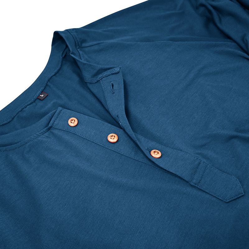 autumn and winter men's long-sleeved T-shirts, men's bottoming shirts, men's t-shirt clothing processing_voghion.com