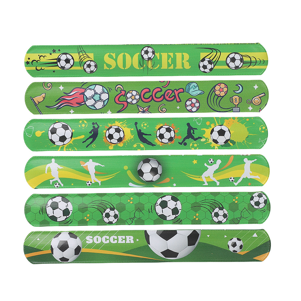 Amazon selecciona cuidadosamente el círculo de palmaditas de fútbol tema de la Copa del Mundo anillo de palmaditas de PVC