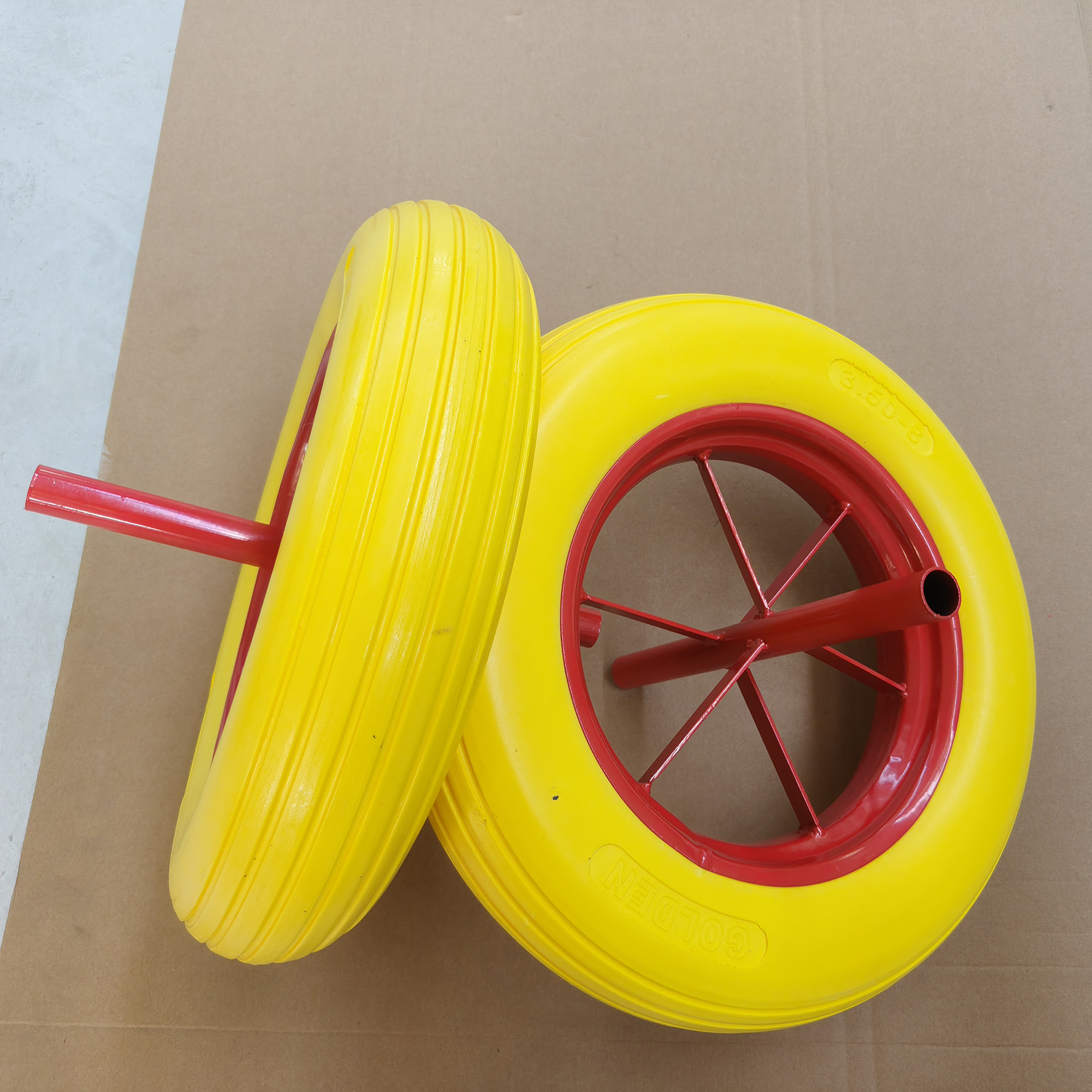 14寸350-8直纹花纹直径360宽度80轴承孔12-20可以手推车货仓车用