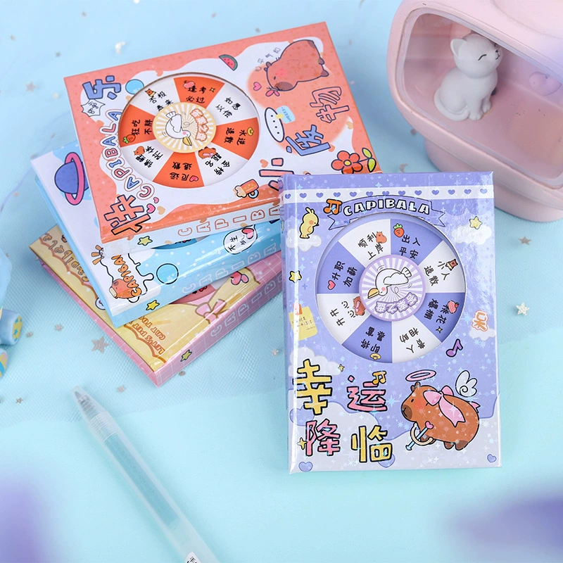 Kapibala, настоящий гашапон, дорогой карманный блокнот, студенческий забавный шейкер для снятия стресса, книга, блокнот, планировщик