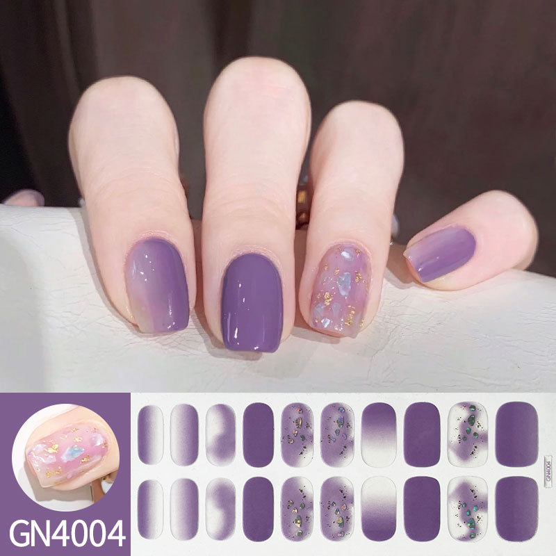 Explosión de 20 dedos sin hornear pegatinas de uñas de gel de uñas rojo en la red inswind pegatinas de uñas para usar pegatinas de esmerilado impermeable