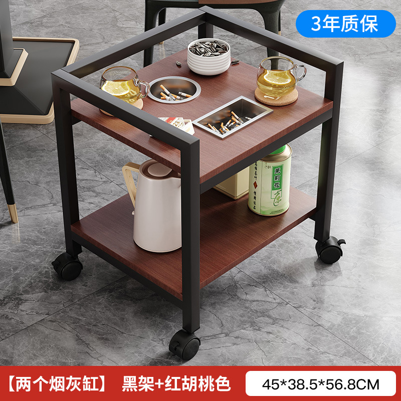 Mesa de té mesa de mahjong tabla especial para sala de ajedrez y tarjetas tabla lateral tabla lateral tabla lateral de doble capa máquina de mahjong