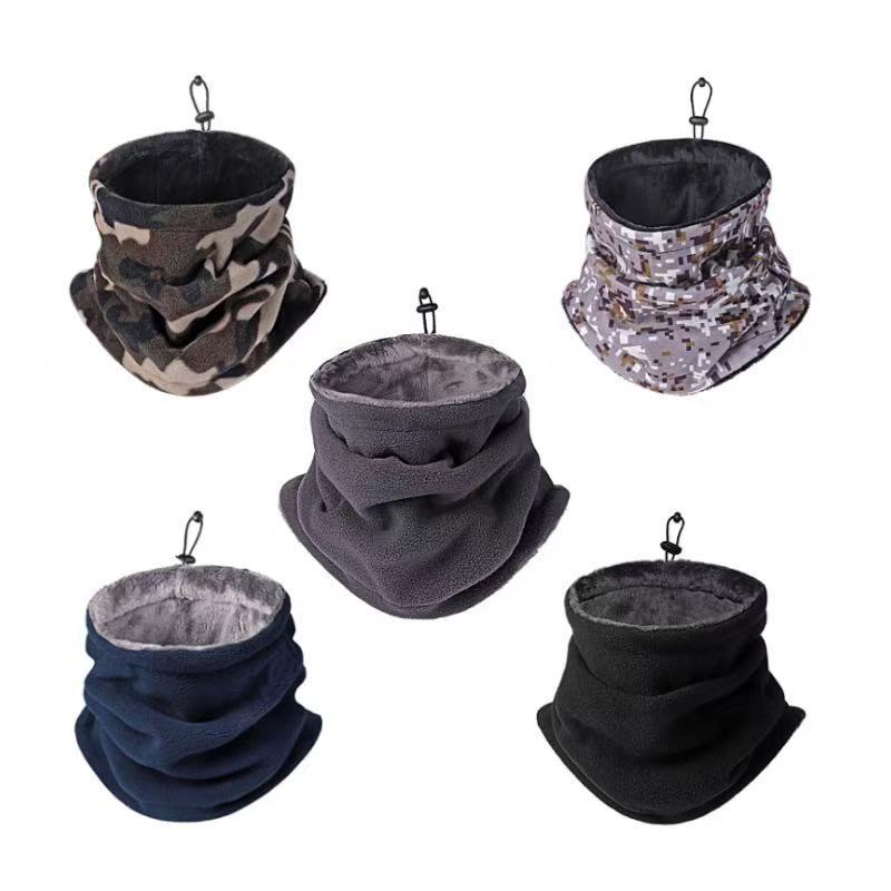 Hot-Selling Outdoor Cycling Thickened Fleece Neck Gaiter Face Mask Warm Windproof Fleece Neck Warmer