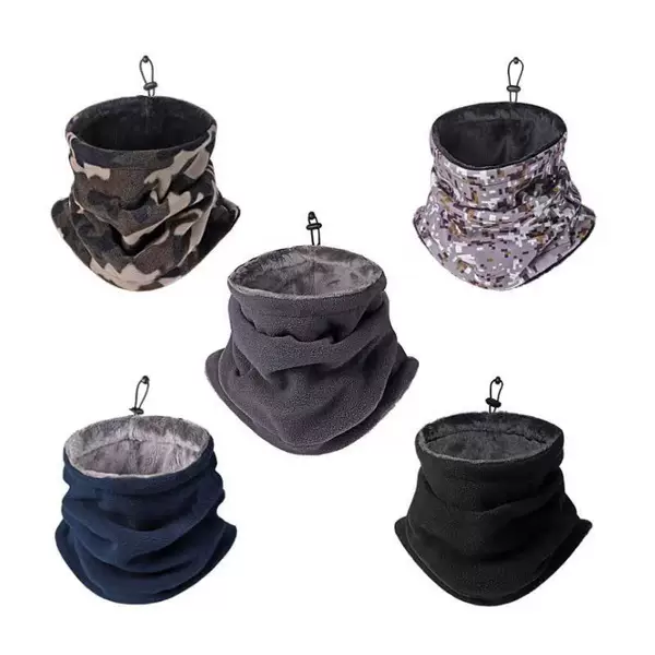 Hot-Selling Outdoor Cycling Thickened Fleece Neck Gaiter Face Mask Warm Windproof Fleece Neck Warmer
