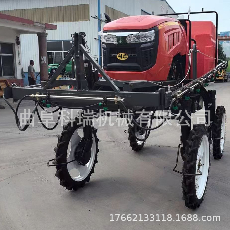 乘坐式自走打药机 2025新款高架四轮打药车 科瑞供应高架喷雾机