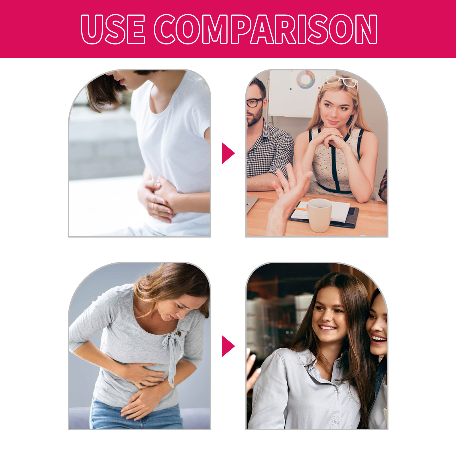 South Moon Damen-Patch zur physiologischen Periode und zur Linderung von Menstruationsbeschwerden_voghion.com