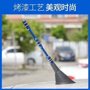 Avtomobil siqnal antenası, metal alüminium qısa/uzun modifikasiya aksesuarları, universal radio antena