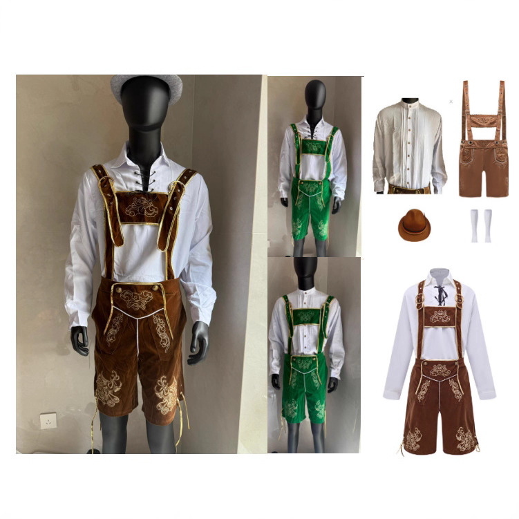 Halloween Beer Festival Performance Costume for Adult Men, Munich Beer Festival, Germany