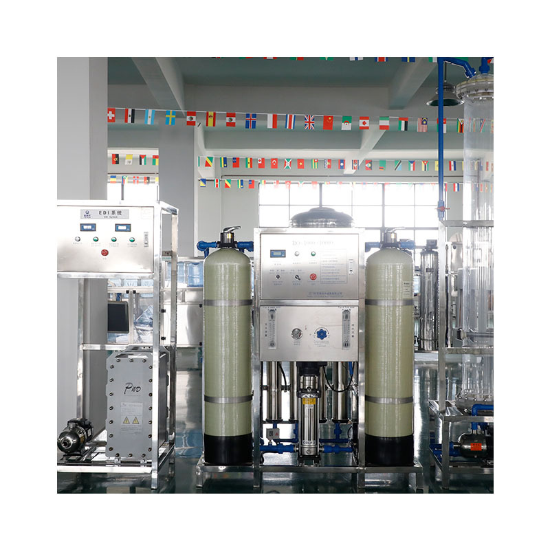 Suministro directo del fabricante: equipo de tratamiento de agua por ósmosis inversa de 1000 LPH para talleres industriales y comerciales, alto caudal.