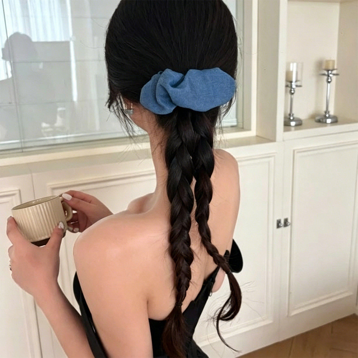 2# dark blue banana clip
