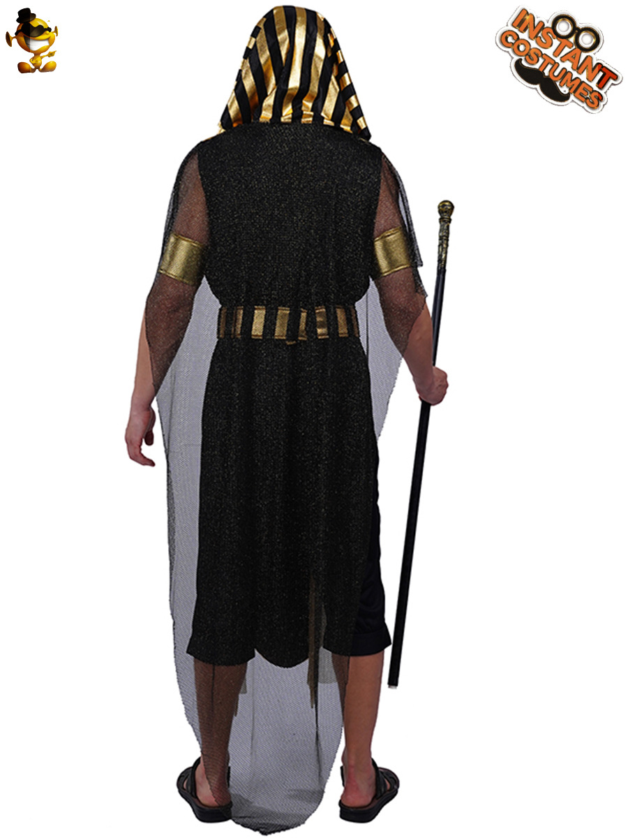 Halloween adulto gran macho antiguo faraón egipcio traje rey egipcio Cosplay traje del funcionamiento de la etapa