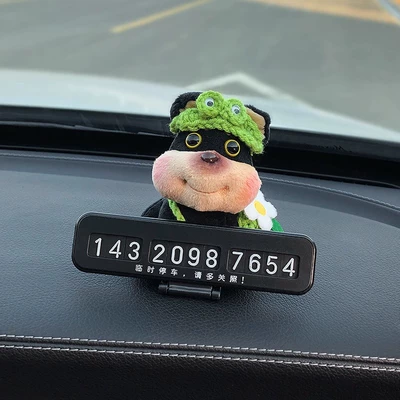 High-End 2025 New Model, Nömrəli dayanma kartı - frog-hat-bee-dog-number-plate