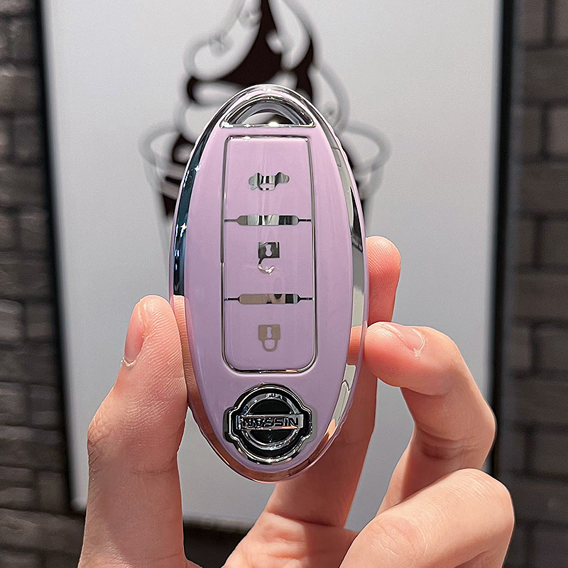 닛산 C-스마트 3 키 [싱글 쉘 퍼플]