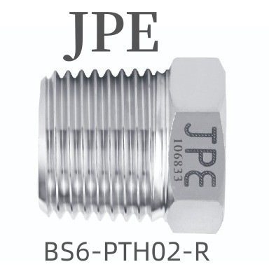 JPE  R1/4堵头  BS6-PTH02-R