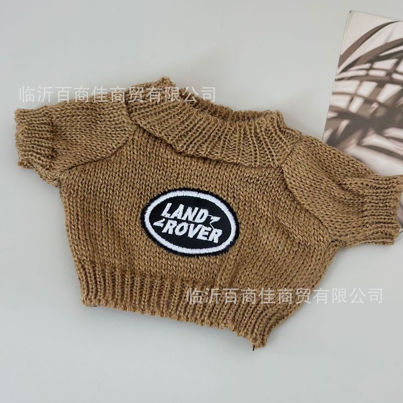 泰迪熊公仔车标衣服小熊毛衣棉花娃娃玩偶替换服装套装玩具配件|undefined