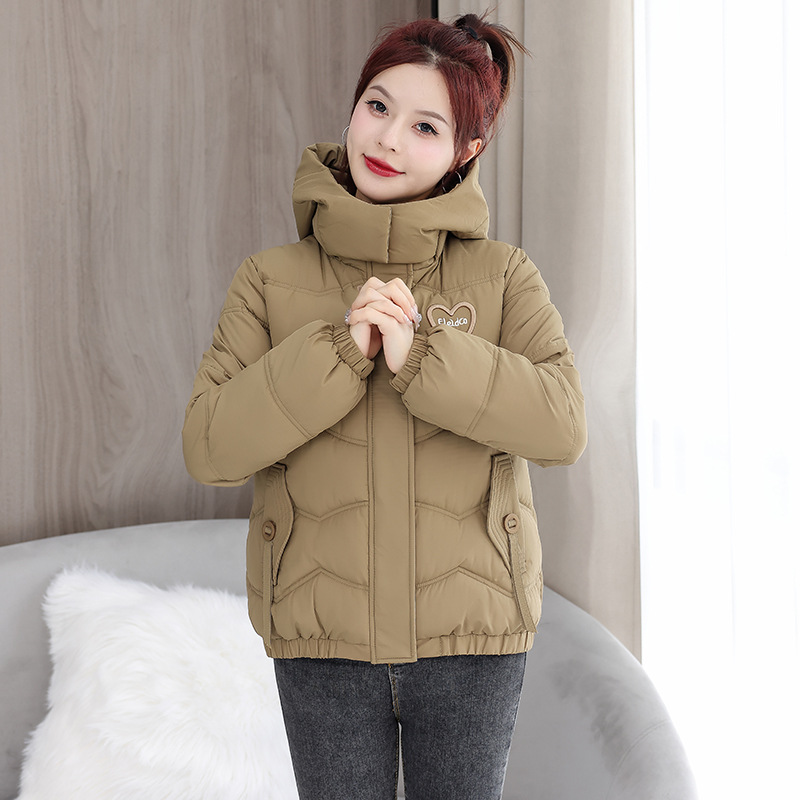 Invierno plumón chaqueta de algodón corto para mujeres en 2025 nuevo tipo de chaqueta de algodón delgada estilo coreano multifacé chaqueta de algodón gruesa image 2