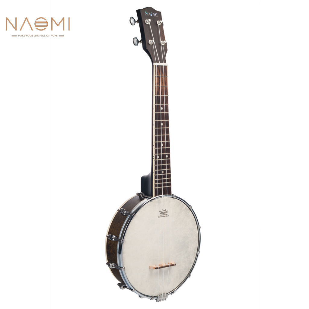 NAOMI Banjolele 4 23インチ バンジョレレ 収納袋付き 工場直販