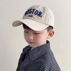 Children's Hat Boys Summer Quick-Drying Peaked Hat Sun Hat Boys Sun Visor Hat Sun Protection Baseball Cap 2023 New Style