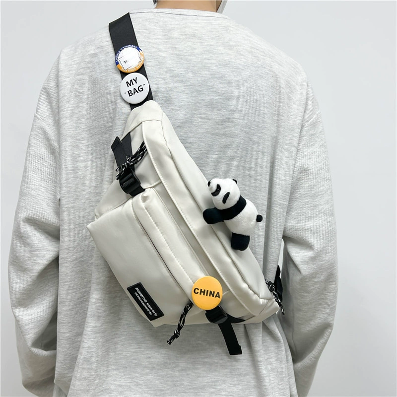 Спортивная сумка для груди минималистичная Hajuku спортивная сумка для плеча большой емкости мужской ретро легкая сумка для плеча