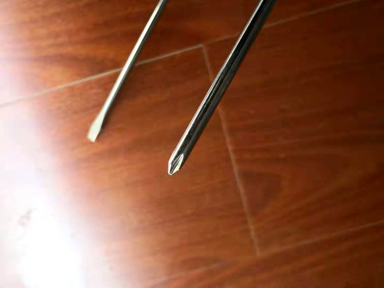 6m destornillador cruz 6 * 150 transformador de cuchillo 4 6 8 pulgadas pequeño destornillador de mango transparente de cristal 3 * 75 pequeño