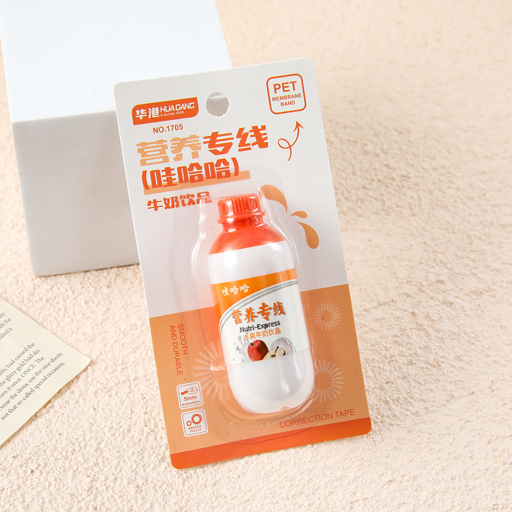 Simulación de botellas de refresco corrección con creatividad divertida simple estudiantes frescos lindos estudiantes aprenden papelería