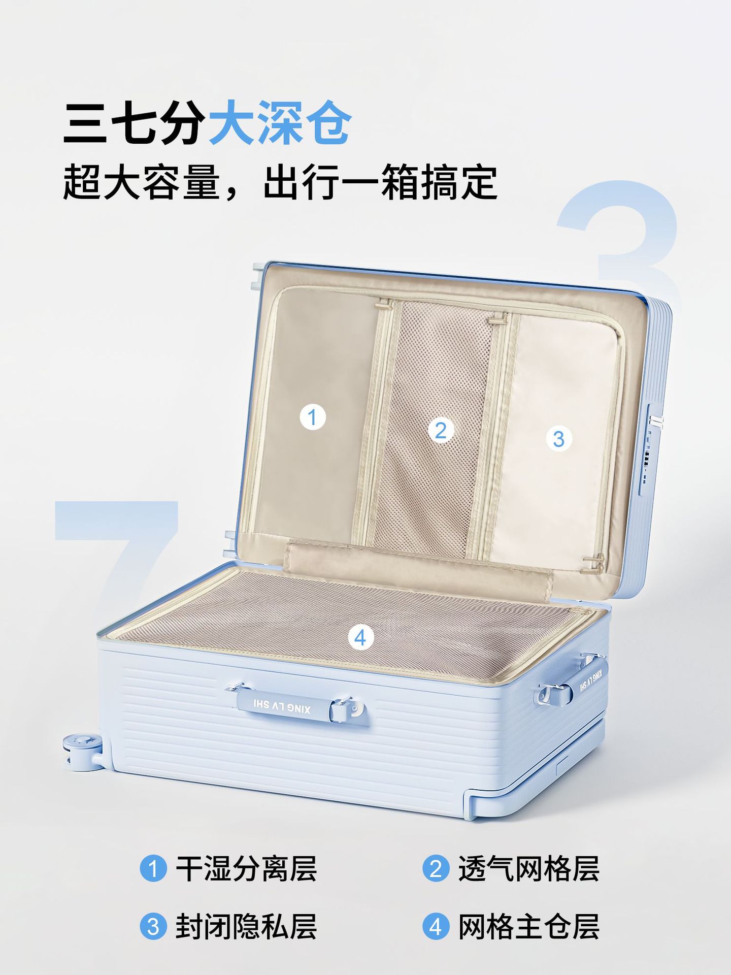 Suitcase, 24 inch, 20 inch 3