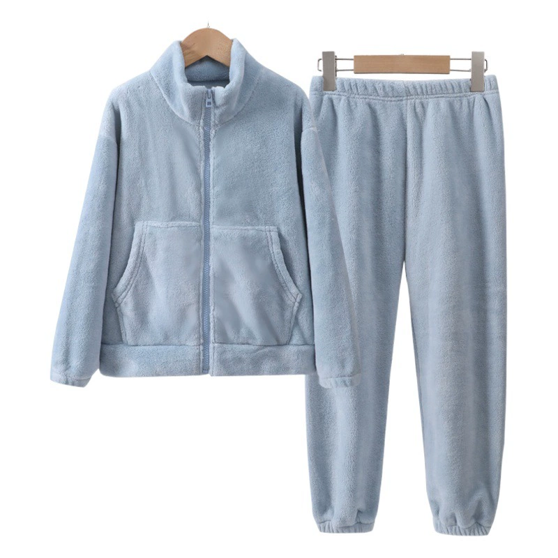 Детский фланелевый пижама набор родитель-ребенок плюс бархатная пижама