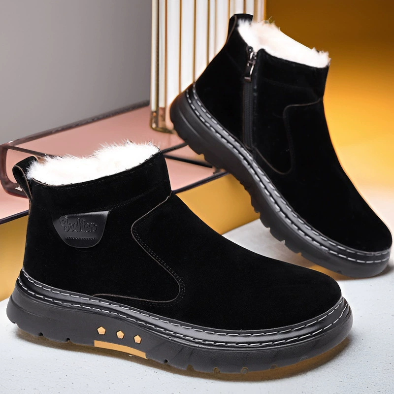 Комнатные? Нет. Actually translate: "Winter non‑slip fleece shoes X518, warm faux‑fur lining, sizes 38–46" -> "Зимние нескользящие обувь из флиса X518, теплая искусственная меховая подкладка, размеры 38–46". But keep product type: footwear: