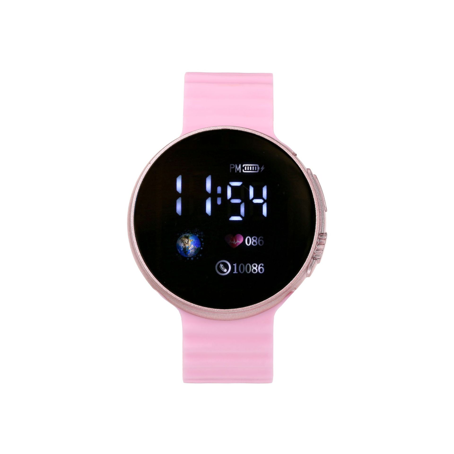 2024 nuevo reloj deportivo de color macarrón de la serie de la tierra de la serie de la tierra de la moda simple venta directa de fábrica al por mayor