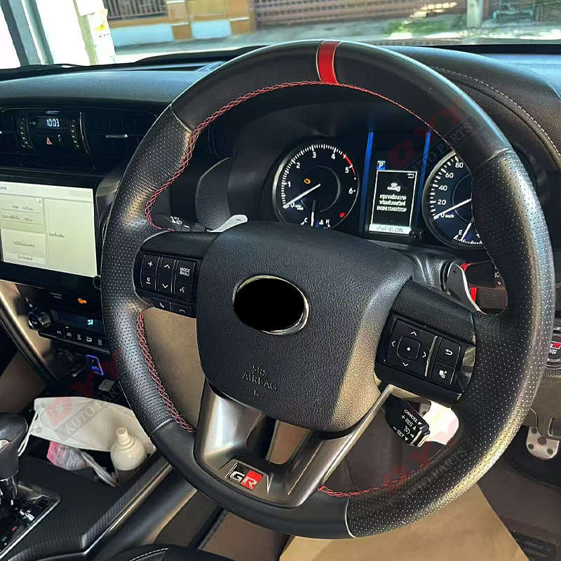 Suitable for Hilux Revo Full Leather Steering Wheel Steering Wheel Assembly Fortuner Steering Wheel