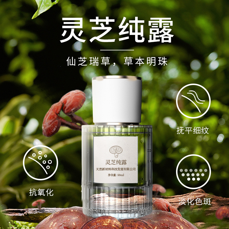 黑灵芝纯露 化妆品原料可替水 原料工厂直供有报送码灵芝提取物