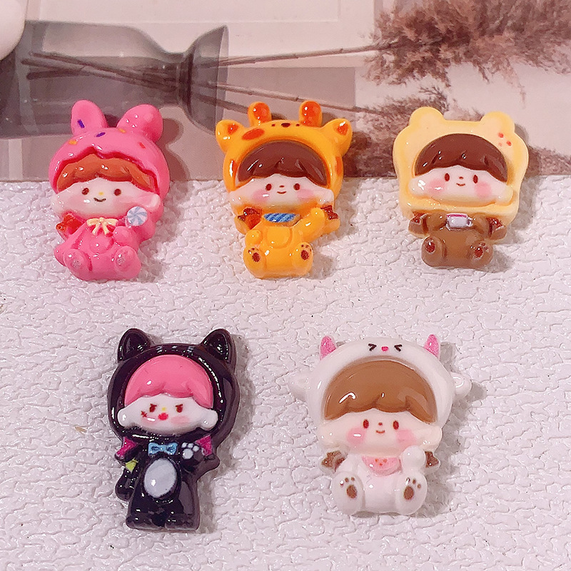 Nuevo sombrero para chicas DIY accesorios de resina accesorios para el cabello pinzas de cabello caja de teléfono celular llaveros botones de zapatos accesorios hechos a mano material