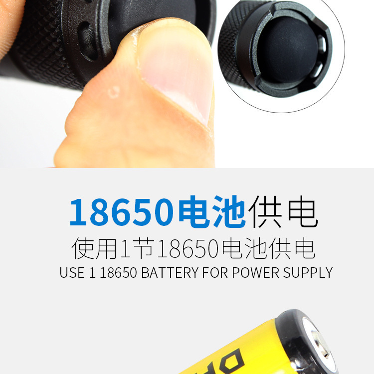 365 UV lamp flashlight outdoor night search ore banknote detection cat moss fluorescent agent detection lamp manufacturers
