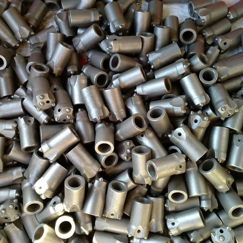 风动凿岩机配件 一字钻头 洛铁镍钼钒材质钻具十字钻头一字钻头