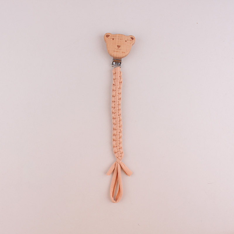 Productos para bebés beech osos chupeta clips para bebés pacificador chupeta de goma de diente para evitar la caída de la cuerda
